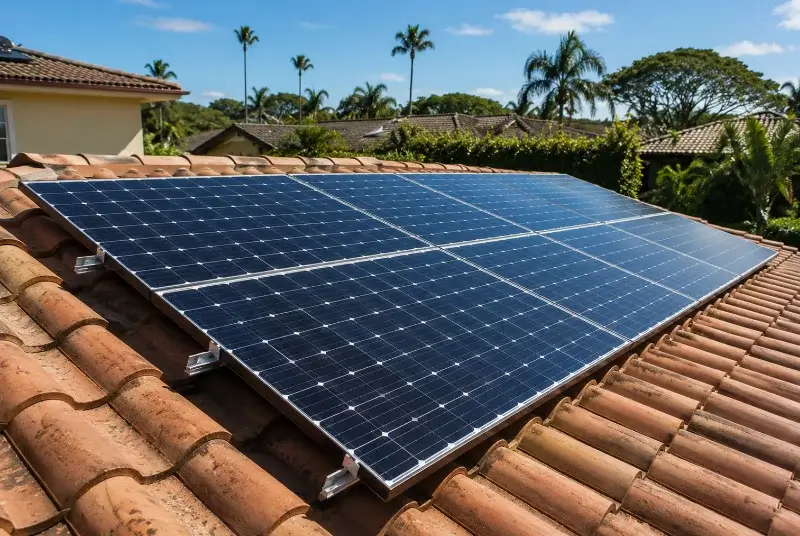 Installation de panneaux solaires à Sainte-Valière